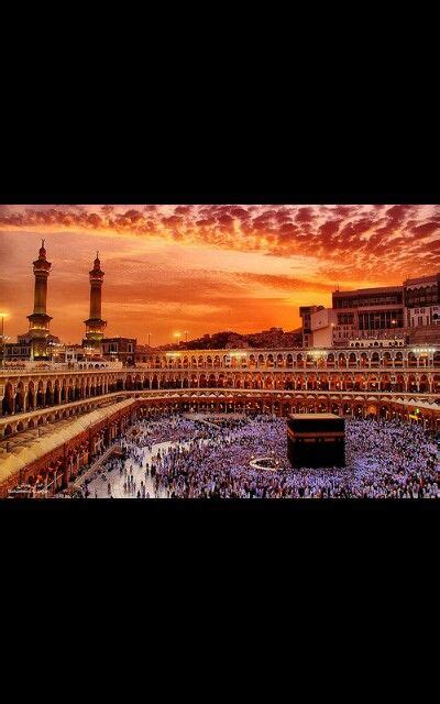 Sunset Mecca Maghrib Mecca Kaaba Islamic Pictures Beautiful Mosques