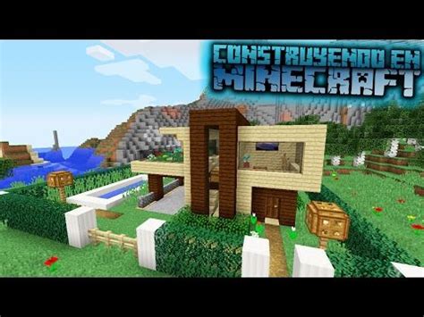 Minecraft redstone smart house and modern redstone house! Como Hacer Una Casa Moderna Para Survival En Minecraft