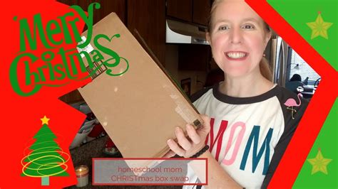 Homeschool Moms Christmas Box Swapcollabmom Of 7 Youtube
