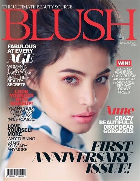 Anne Curtis Covers Blush Magazine Anne Curtis Photo Gallery