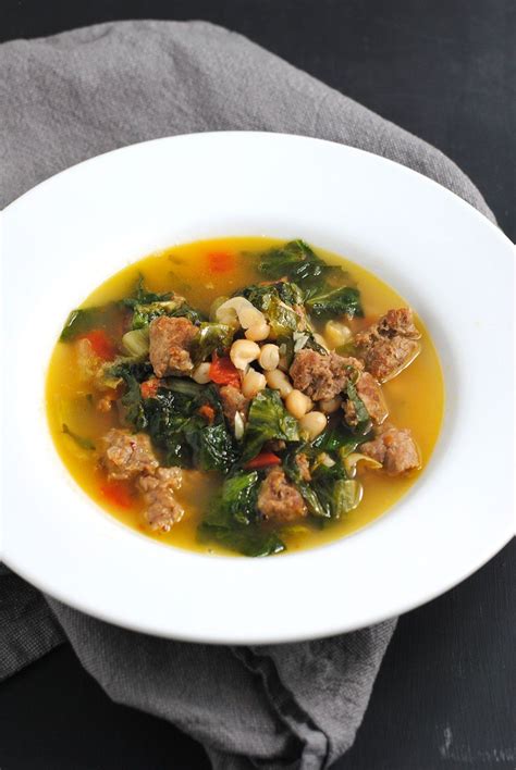 Check out these other great italian recipes like broccoli rabe , baked ziti and grandma's dandelion greens. Escarole soup with sausage and beans | Recipe | Escarole ...