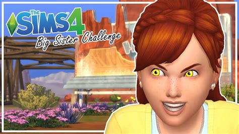 Første Skoledag The Sims 4 Big Sister Challenge 2 Youtube