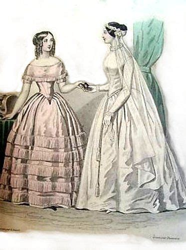 1845 Wedding Dress Journal Des Demoiselles