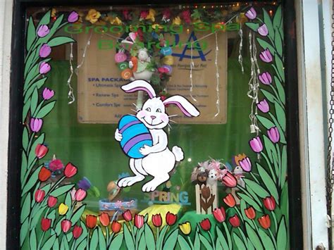 Easter Windows Painting From Life Easter Paintings Easter Window