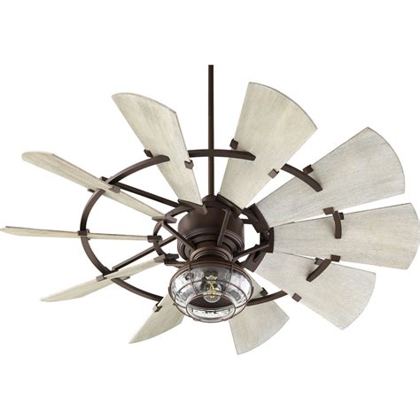Bear horizon mesh ceiling fan. 52" Rustic Windmill Ceiling Fan - Shades of Light