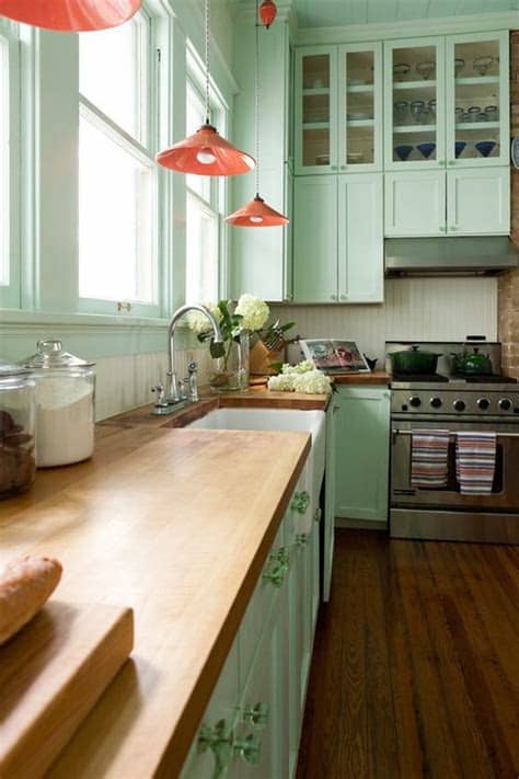 Cooler colors consist of blues, greens, and purples, giving off tranquil and soothing vibes. 80+ Cool Kitchen Cabinet Paint Color Ideas - Noted List
