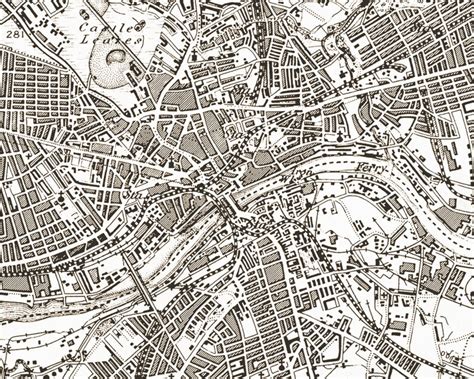 Newcastle Upon Tyne Map Gateshead Map Vintage Map City Map Etsy Uk