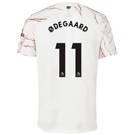 Arsenal Away Shirt 202021 Ødegaard 11