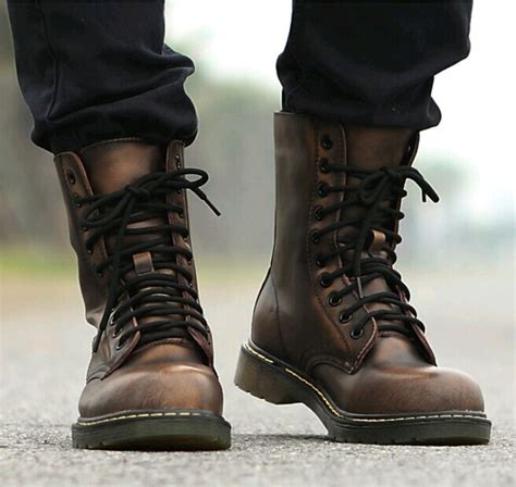 Mens lace up motorcycle leather chukka boots oxford dress ankle boots shoes us. Retro Punk Mens Combat Military Rock Motorcycle Ankle ...