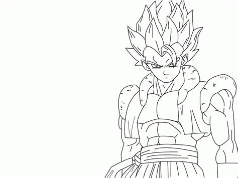 Dragon ball z coloring pages broly. Dragon Ball Z Gogeta Coloring Pages - Coloring Home