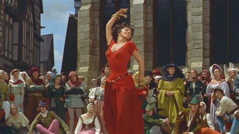 Gina Lollobrigida Dance Of Esmeralda Notre Dame De Paris 1956