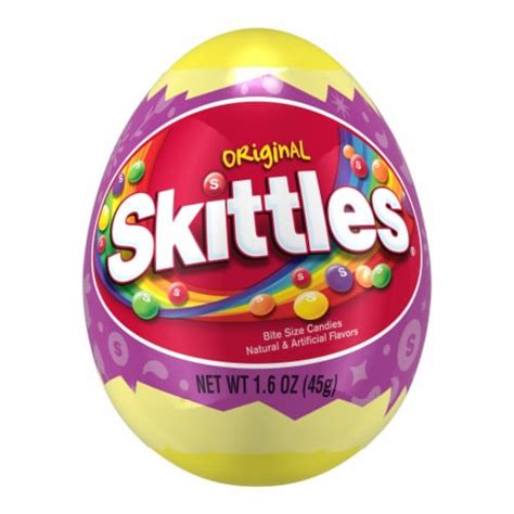 Skittles Original Chewy Easter Candy Filled Easter Basket Egg 16 Oz