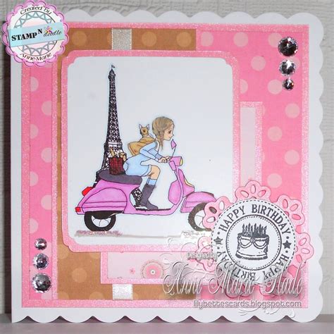 Lily Bette's Cards and Crafts: Stamp 'n' Doodle Challenge - 26th