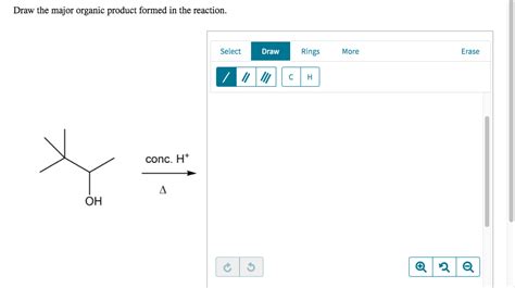 Solved Draw The Major Organic Product Formed In The