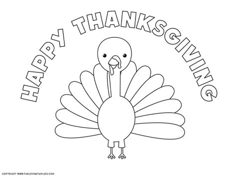 thanksgiving turkey coloring pages free