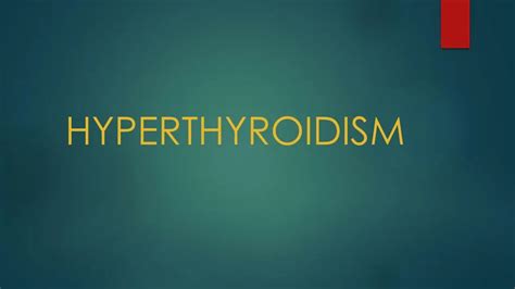 Ppt Hyperthyroidism Powerpoint Presentation Free Download Id7265986