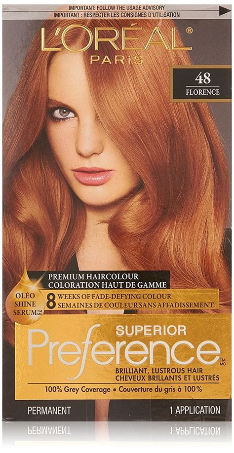 L Oreal Paris Superior Preference Permanent Hair Color Copper Blonde Grey Coverage