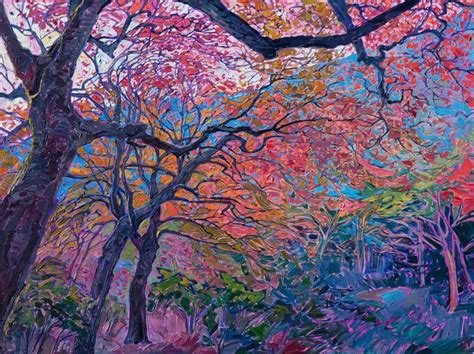 Maple Light Landscape Paintings Contemporary Impressionism