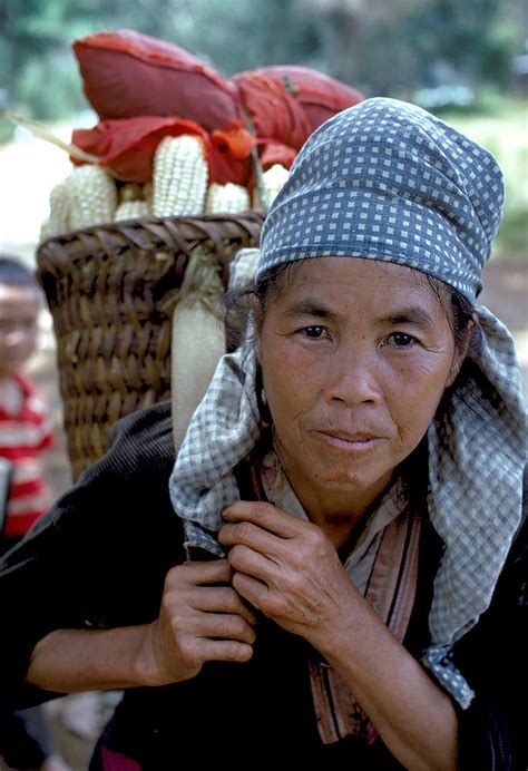 Farm Woman In Laos Photograph By Carl Purcell Fine Art America