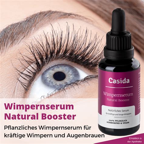 Auf eine wimpernverlängerung mit künstlichen wimpern oder. Wimpernserum Natural Booster | Wimpern serum, Serum, Wimpern