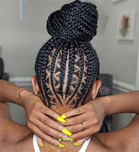 43 Braided Bun Hairstyles For Black Hair Stayglam African Hair