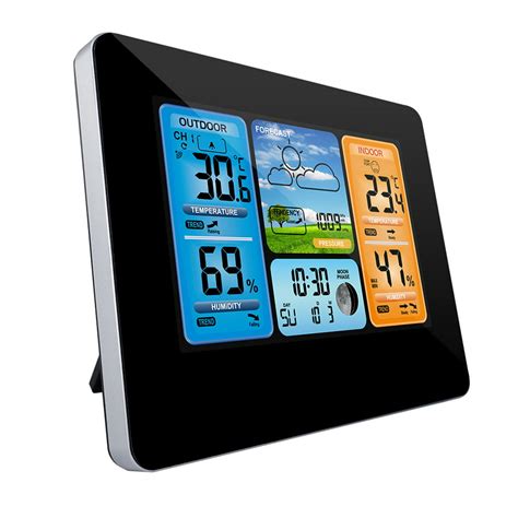 Home Weather Stations Wireless Indoor Outdoor Eeekit Color Weather
