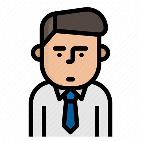 Avatar Character Salesman Vocation Icon Download On Iconfinder