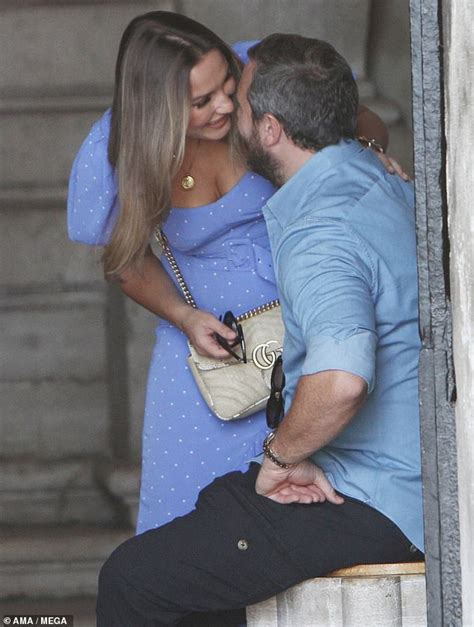 Sam Faiers Puckers Up To Beau Paul Knightley As They Go Sightseeing During Romantic Holiday
