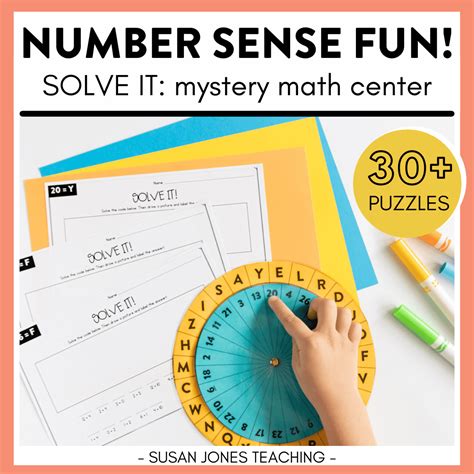 Solve It Number Sense Center Susan Jones Teaching