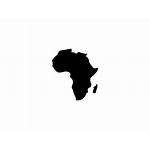 Africa Map Icon Icons Vector Symbol Silhouette