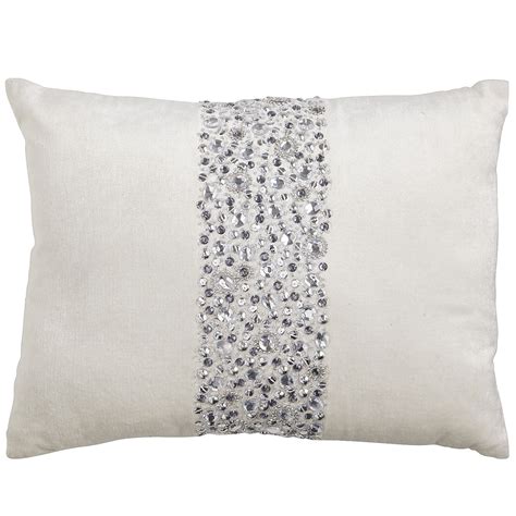 Jewel Encrusted Pillow Pillows Embellished Pillows Accent Throw Pillows