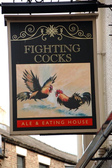 Pub Sign Fighting Cocks Durham Flickr