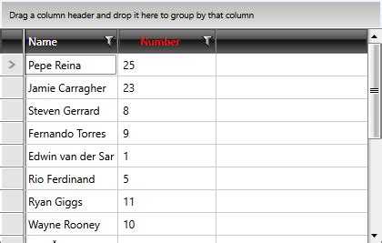 Wpf Datagrid Styling Column Headers Telerik Ui For Wpf