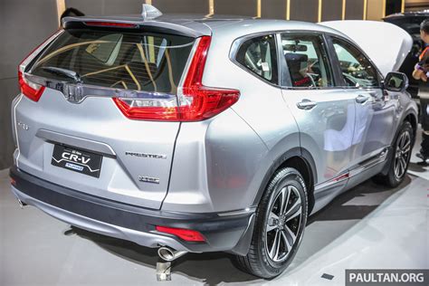 The cr v s suite of safety features is also standard for 2020 meaning even the most affordable cr v provides adaptive cruise kraftstoffverbrauch cr v 1 5 liter vtec turbo in l 100 km. IIMS 2017: New Honda CR-V launched in Indonesia - seven ...