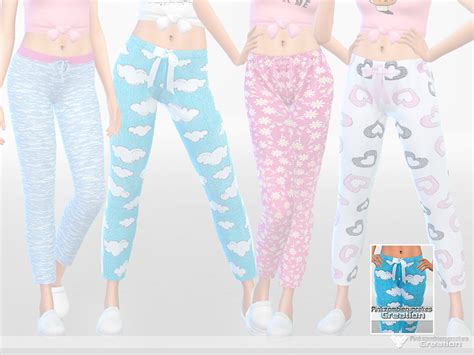 The Sims Resource Soft Dreams Pyjama Pants Collection