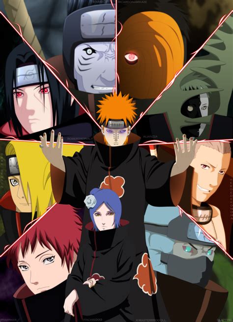 Collab Akatsuki By Marxedp Anime Akatsuki Anime Naruto Anime