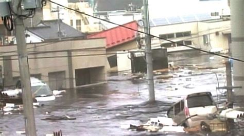Caught On Tape Tsunami Hits Japan Video Abc News