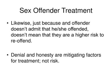 Ppt Introduction To Sex Offender Treatment Powerpoint Presentation