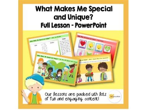 What Makes Me Special And Unique │ Full Lesson │ Ppt Download And Go