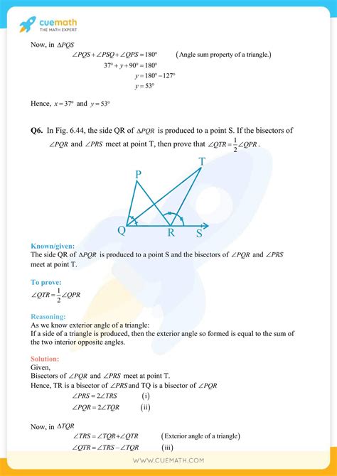 Ncert Solutions Class 9 Maths Chapter 6 Exercise 63 Free Pdf