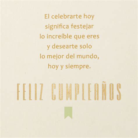 Celebrating Amazing You Spanish Language Birthday Card Greeting Cards
