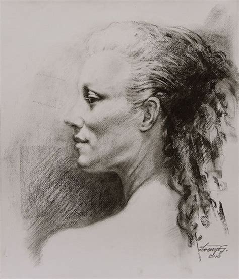 Custom Portraits Charcoal Drawing By Portrait Master