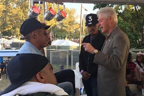 Jay Z And Chance The Rapper Hang Out With Bill Clinton At 2016 Made In