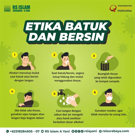 Infografis Ini Etika Saat Batuk Dan Bersin Suaraindo