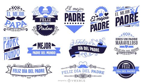 Descarga este vector premium de feliz día del padre y descubre más de 13 millones de recursos gráficos en freepik. Spanish Fathers Day Badges #AD , #ad, #sponsored, #Fathers ...