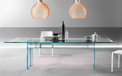 llt  glass table fiam italia