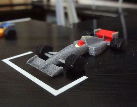 3d Printed F1 Starting Grid 6 Colors Printed In One Time By
