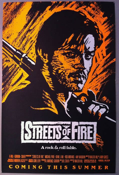 Streets Of Fire Poster Museum