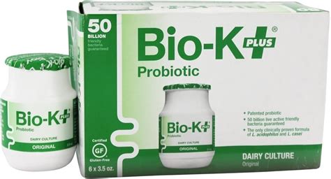 Bio K Plus Probiotic Dairy Culture Cfus Supplement