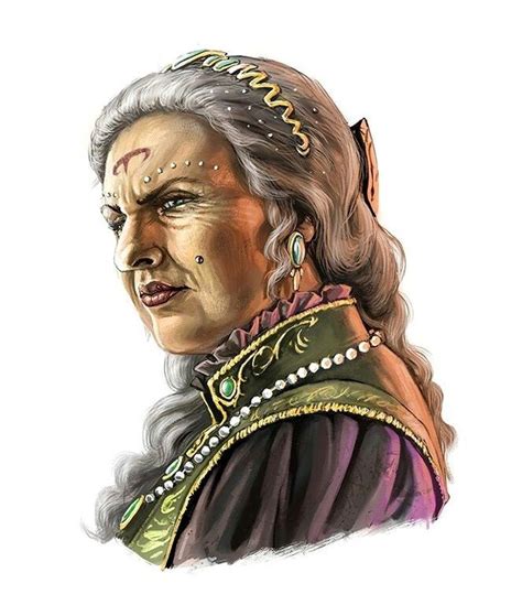 Old Woman Portrait Pathfinder Pfrpg Dnd Dandd D20 Fantasy Character